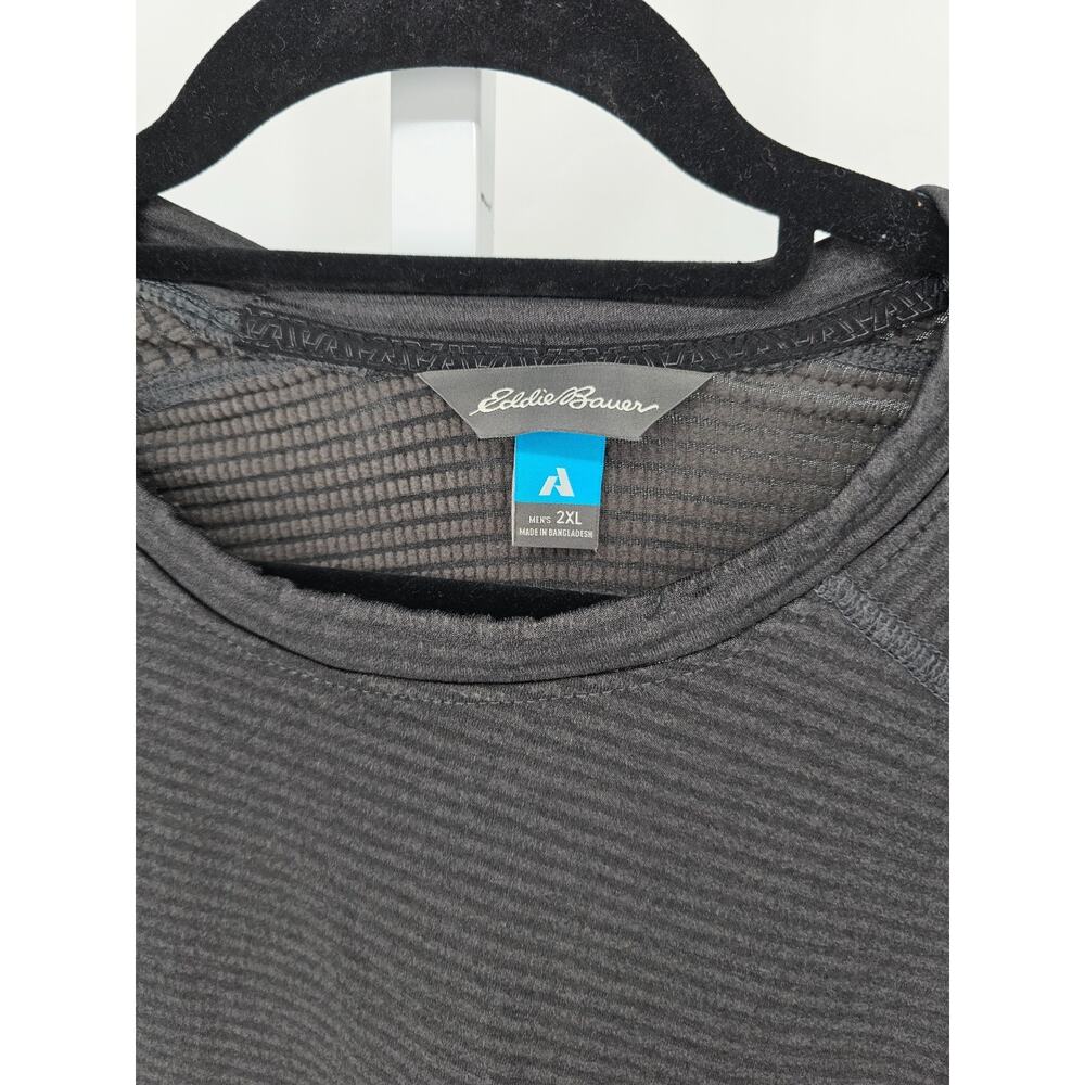 Eddie Bauer Mens 2XL Motion Resolution long-sleeve T Shirt moisture-wicking Gray - Picture 3 of 4